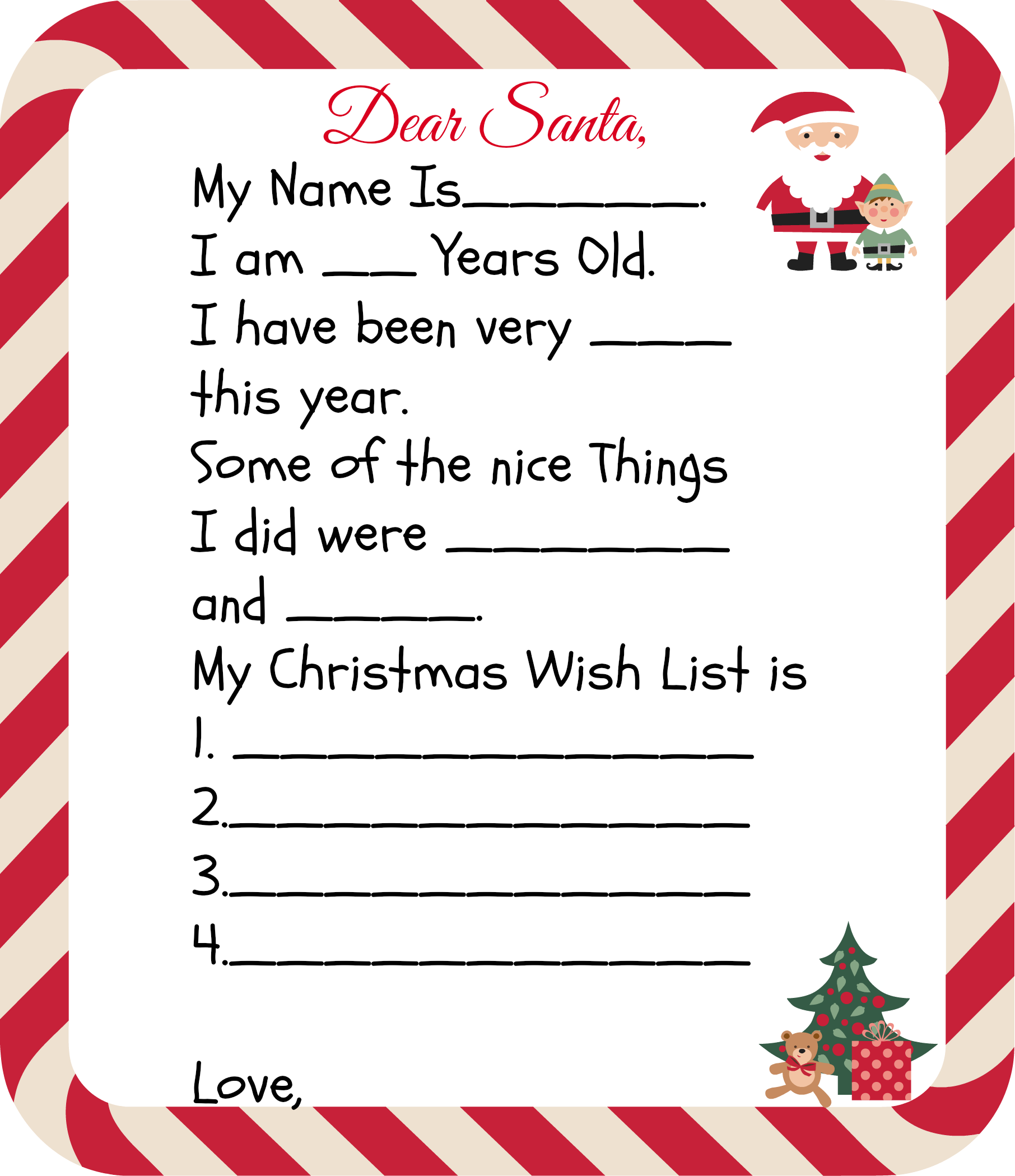 dear santa